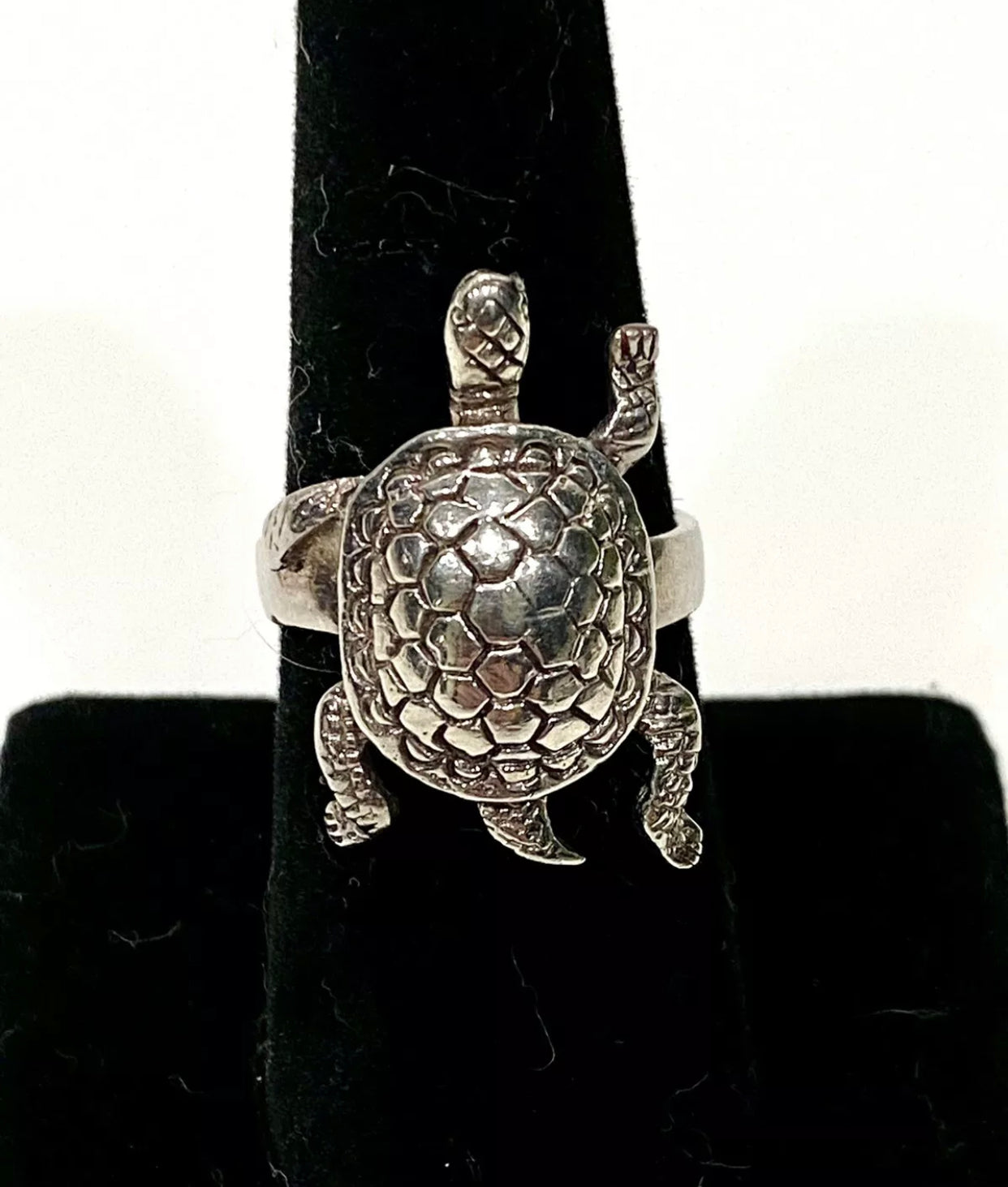 Tortoise ring sales silver price