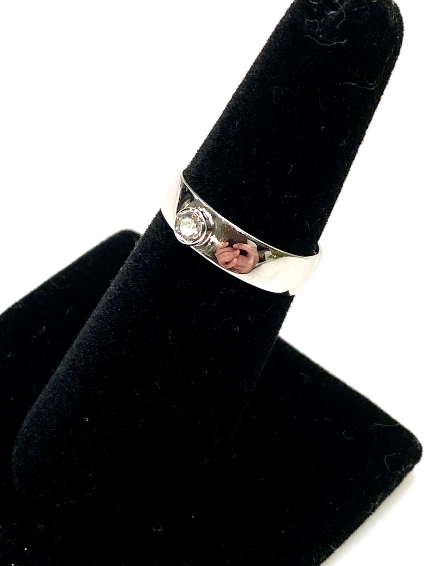 White Gold And Diamond Ring