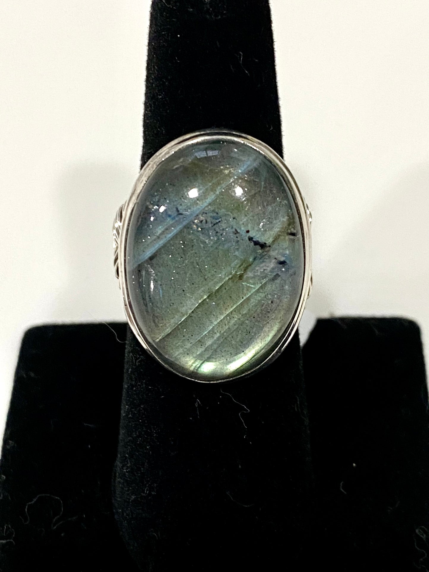 Sterling Silver Labradorite Ring