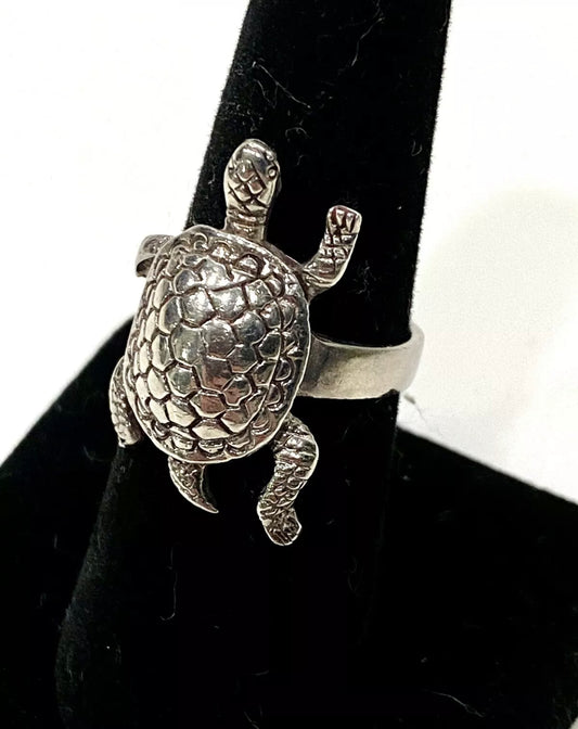 Sterling Silver Tortoise Ring