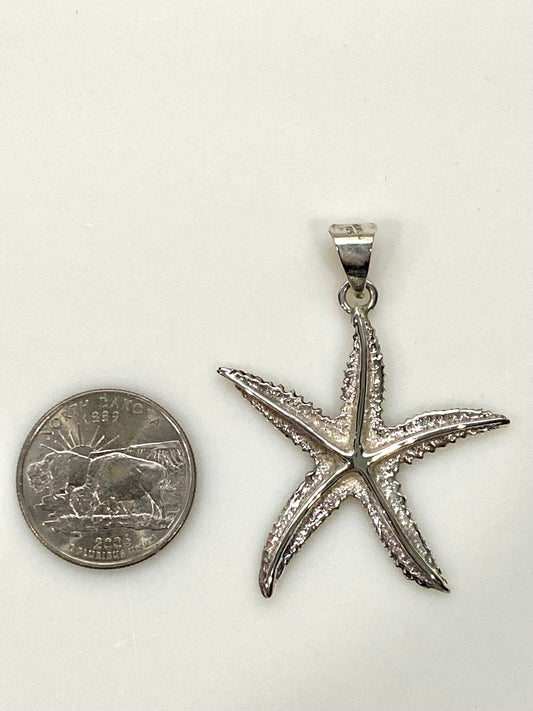 Sterling Silver Star Creature Pendant