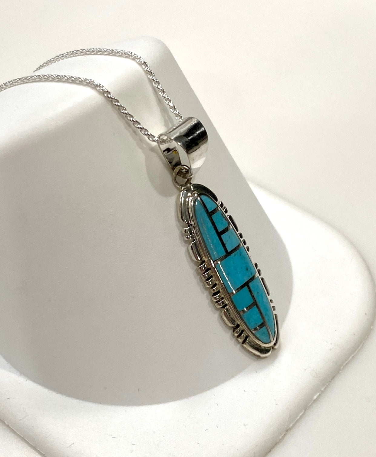 Turquoise Sterling Silver Necklace