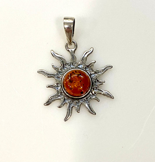 Dominican Amber Sunshine Pendant