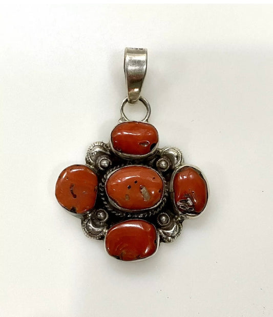 Natural Jasper Sterling Silver Pendant