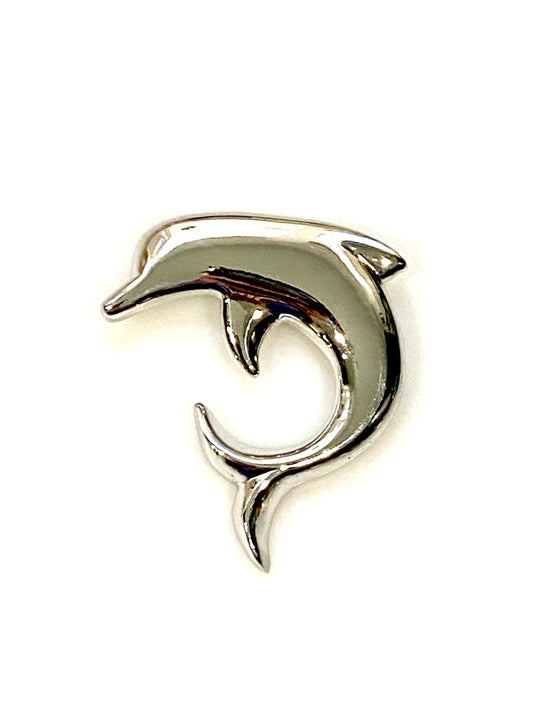 Sterling Silver Dolphin Pin