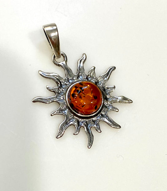 Dominican Amber Sunshine Pendant