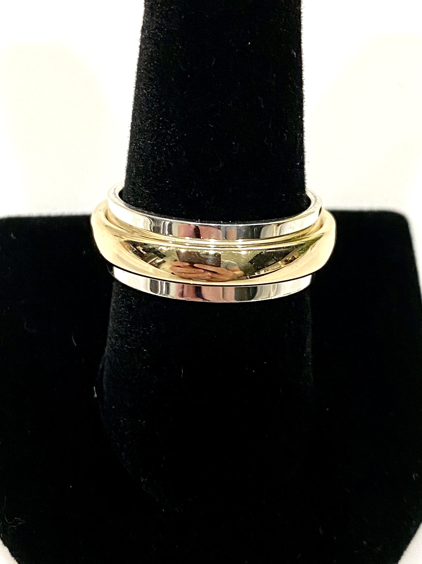 Solid Sterling Silver 14k Ring