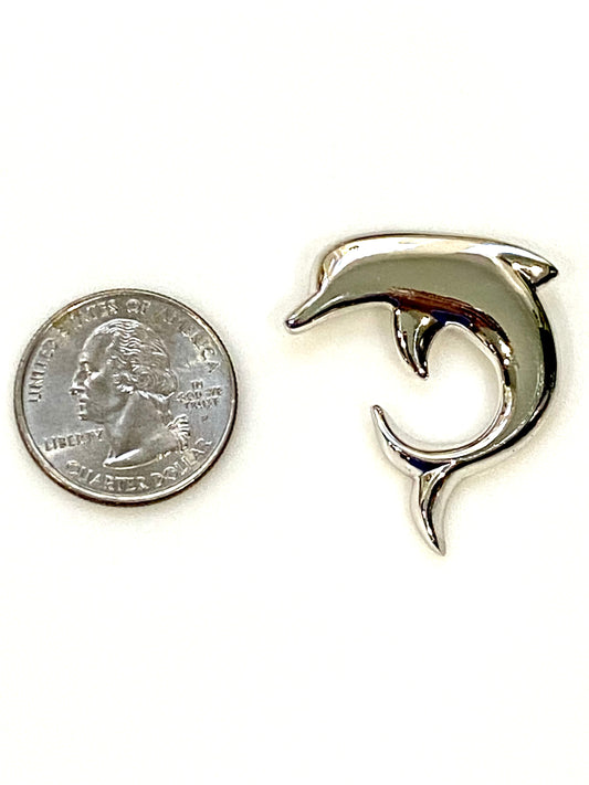 Sterling Silver Dolphin Pin