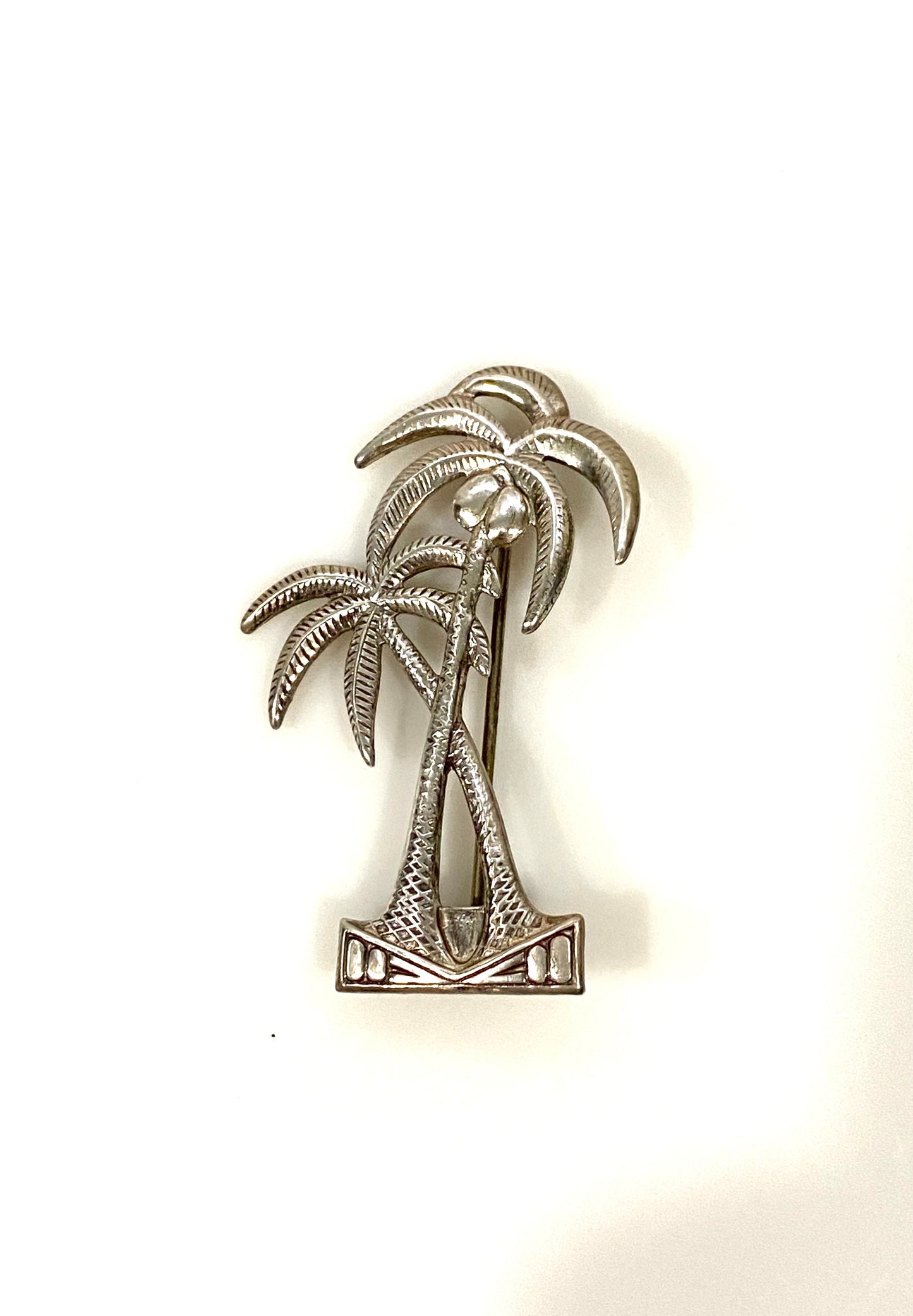 STERLING SILVER PALM TREE PIN/BROOCH