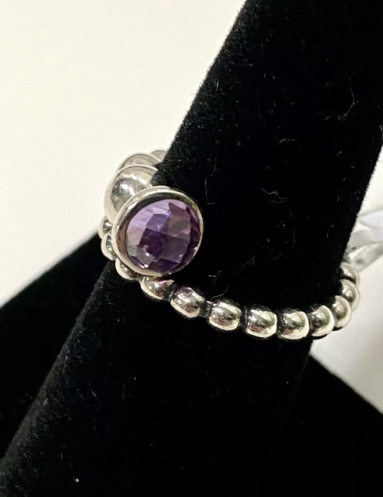 Michael Dawkins Amethyst Sterling Silver Ring