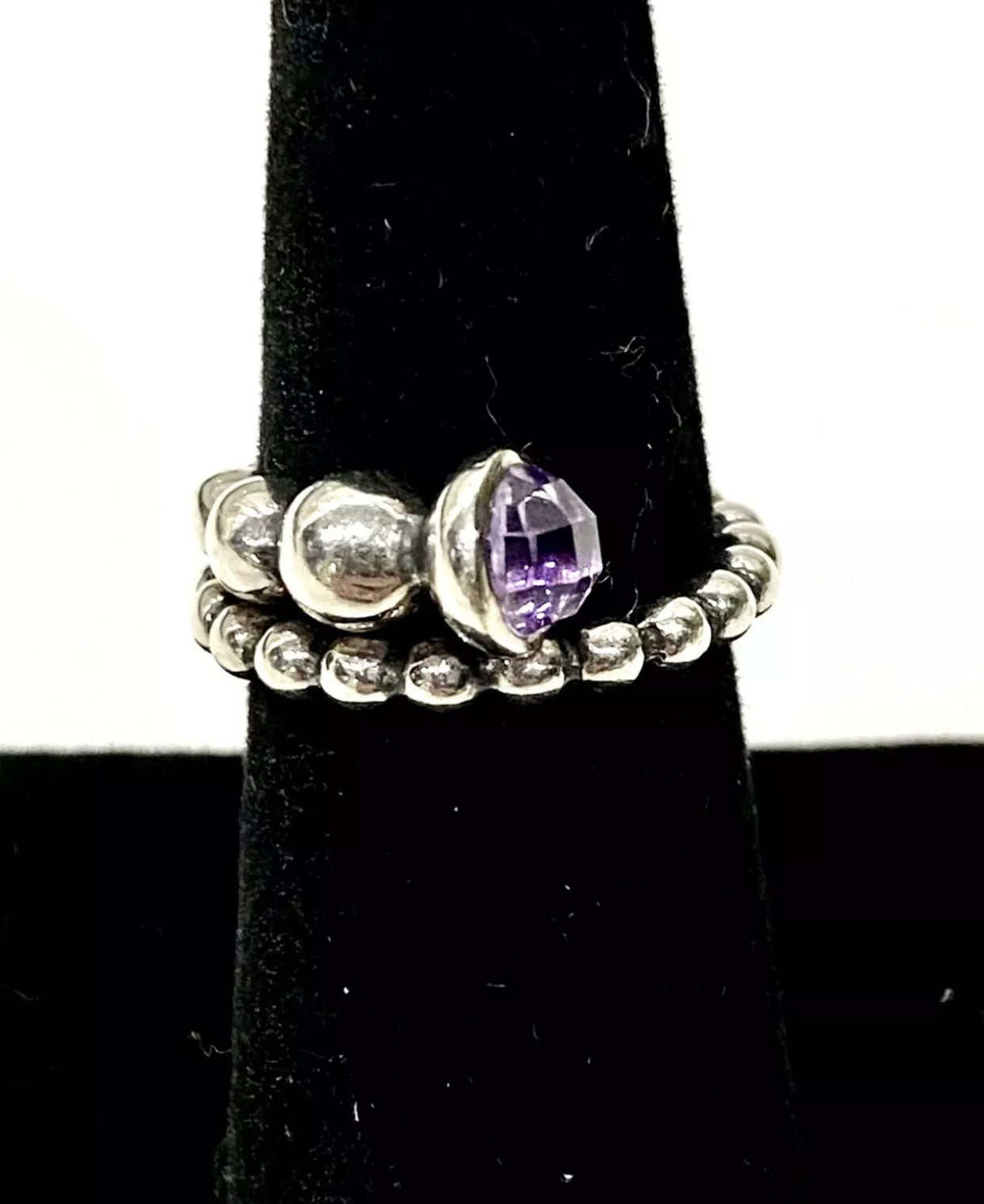 Michael Dawkins Amethyst Sterling Silver Ring