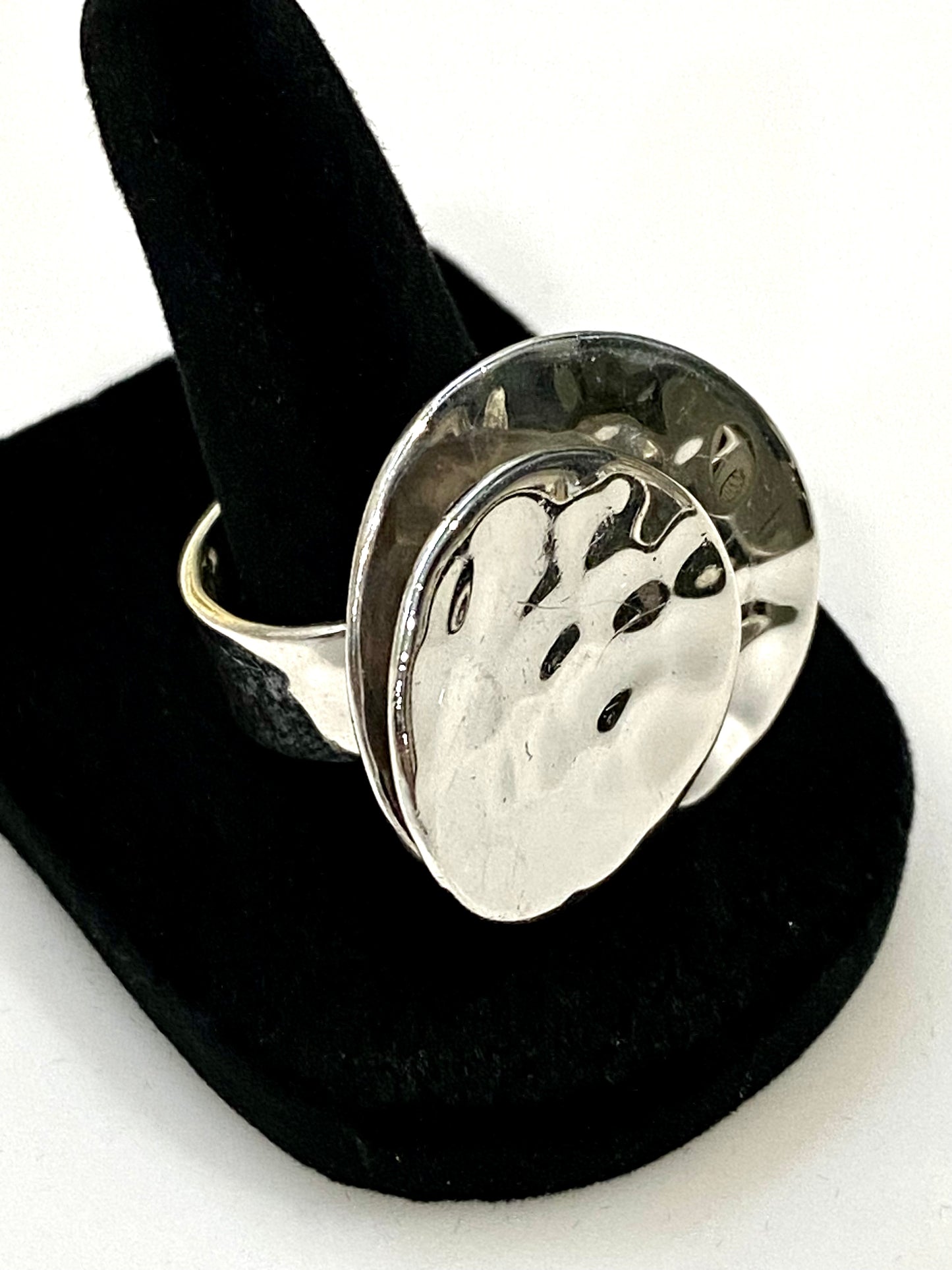 Modern Sterling Silver Ring