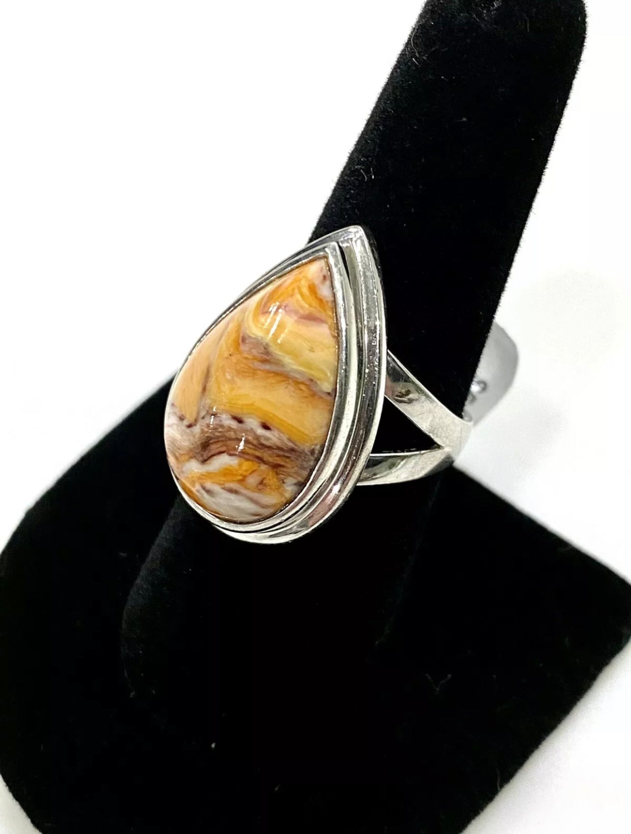 Gorgeous Agate Sterling Silver Ring