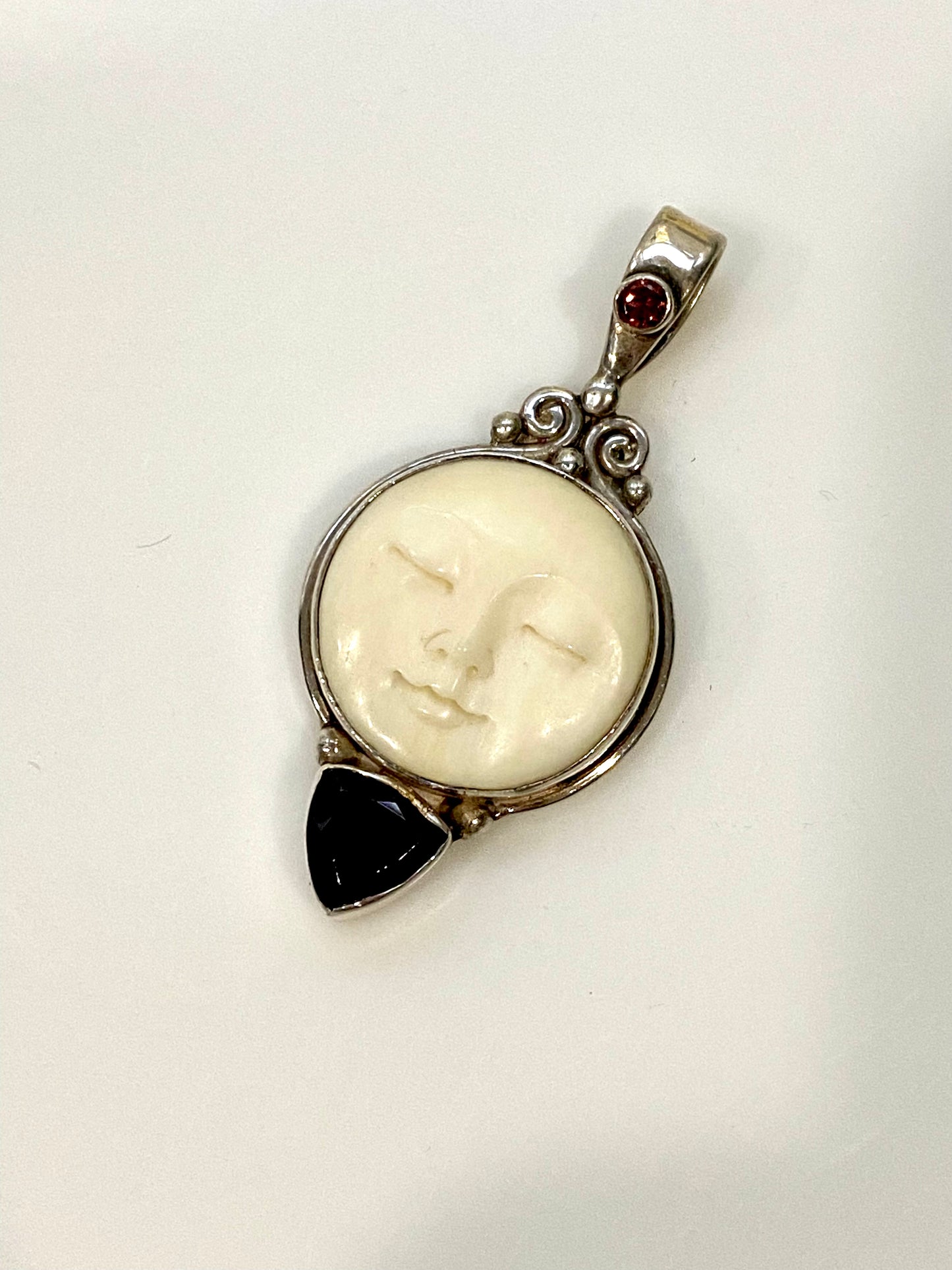 Sajen Designer Moon Face Pendant