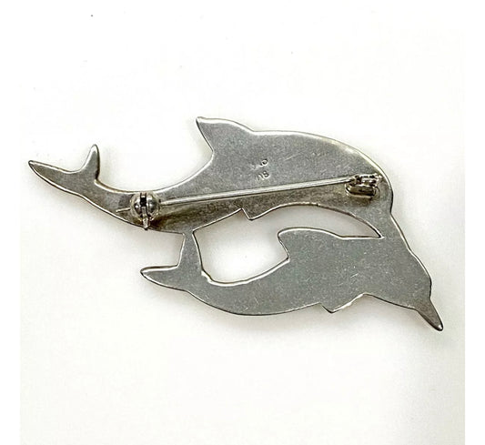 Jumping Dolphins Pin/Brooch