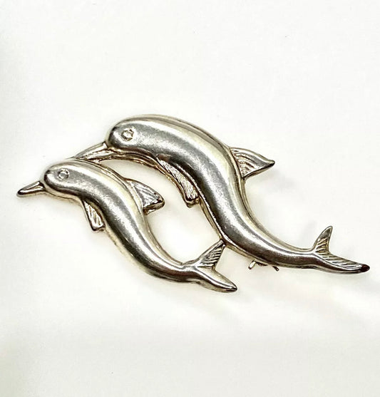 Jumping Dolphins Pin/Brooch