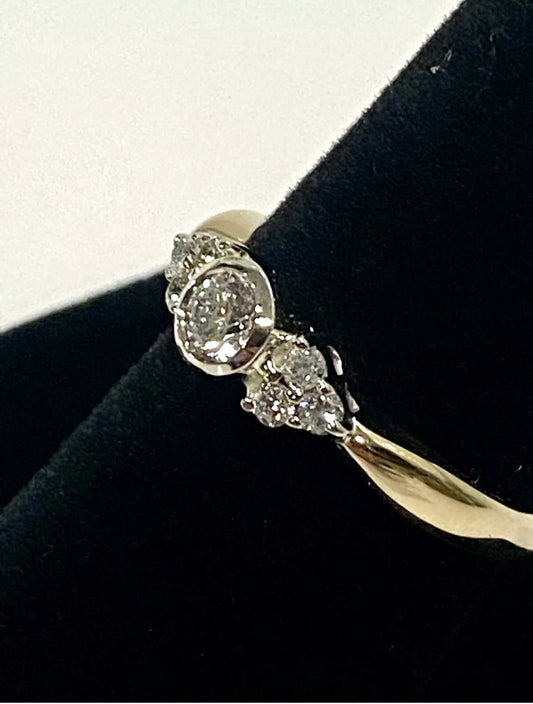 Gorgeous Diamond 14k Gold Ring