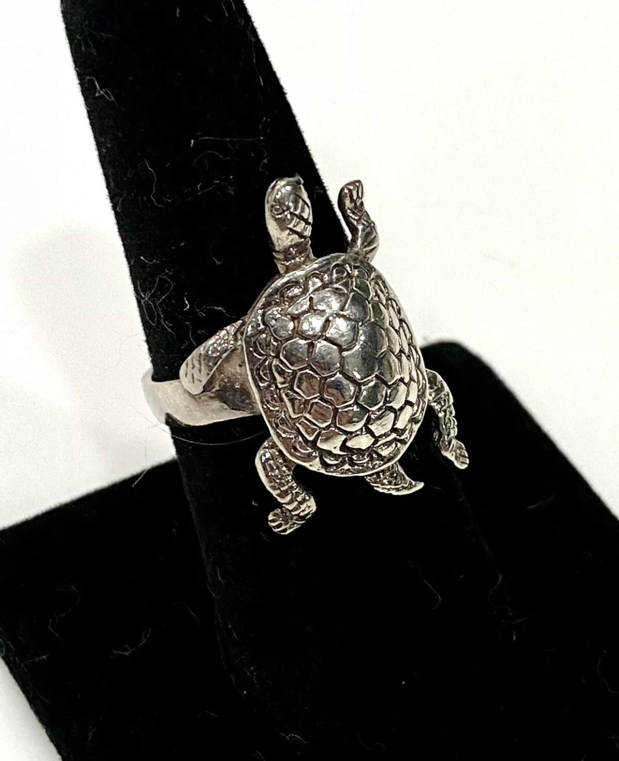 Sterling Silver Tortoise Ring