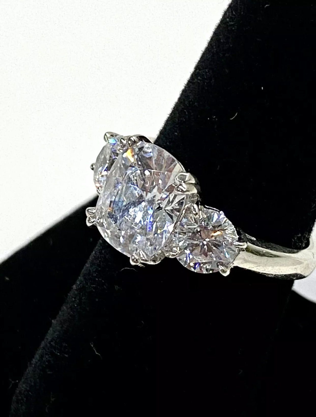 Gorgeous CZ Cushion Cut Ring