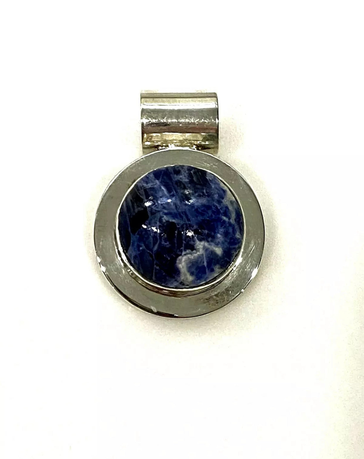 Gorgeous Blue Lapis Sterling Silver Pendant